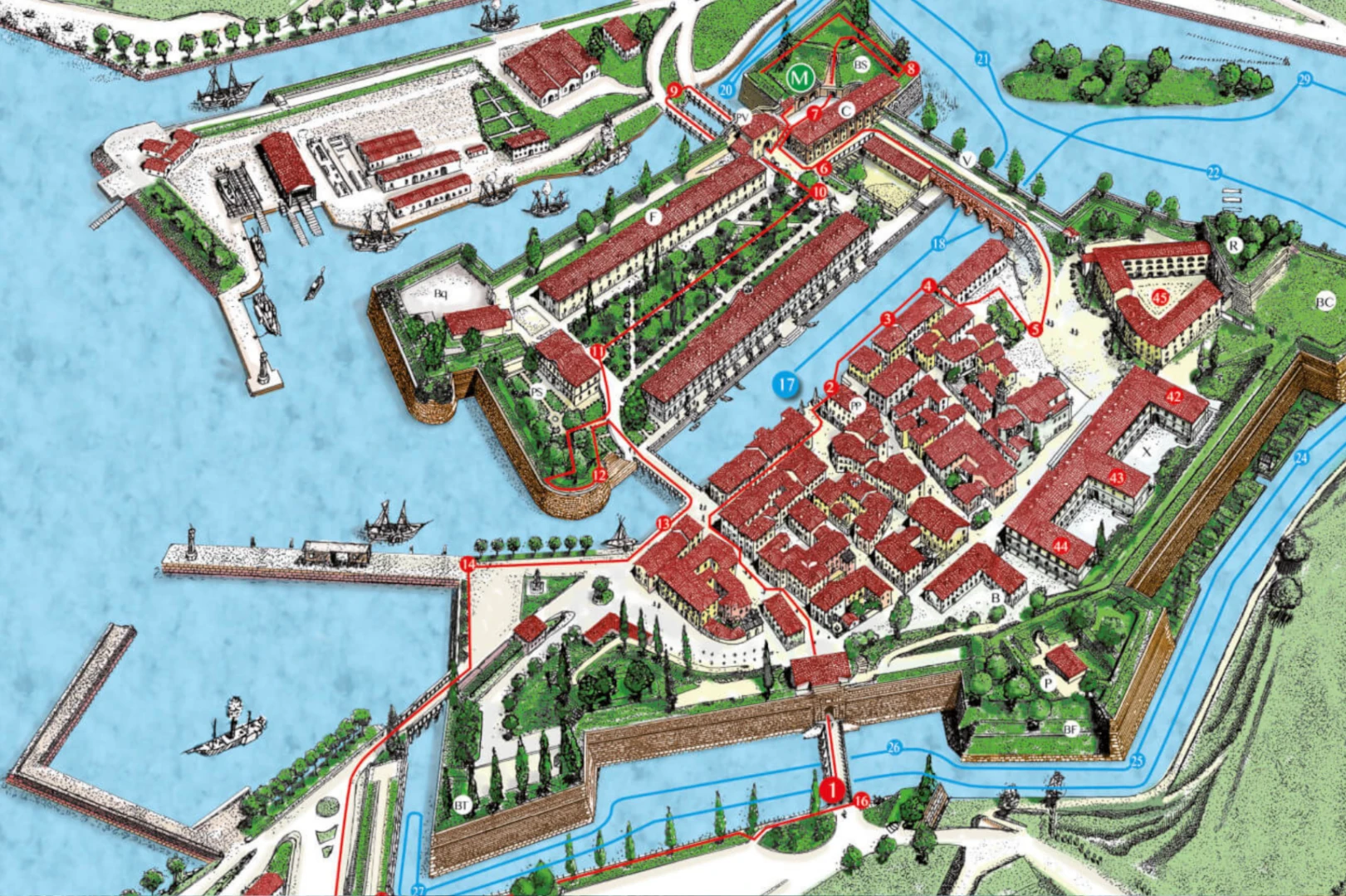 Mappa Peschiera del Garda